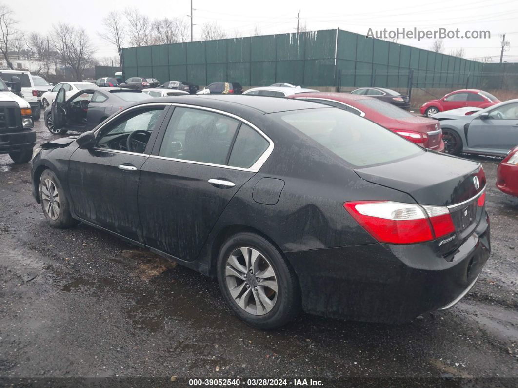 2014 Honda Accord Lx Black vin: 1HGCR2F34EA200382