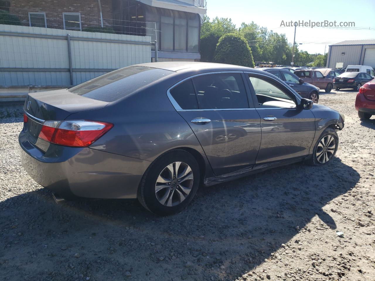 2014 Honda Accord Lx Gray vin: 1HGCR2F34EA232670