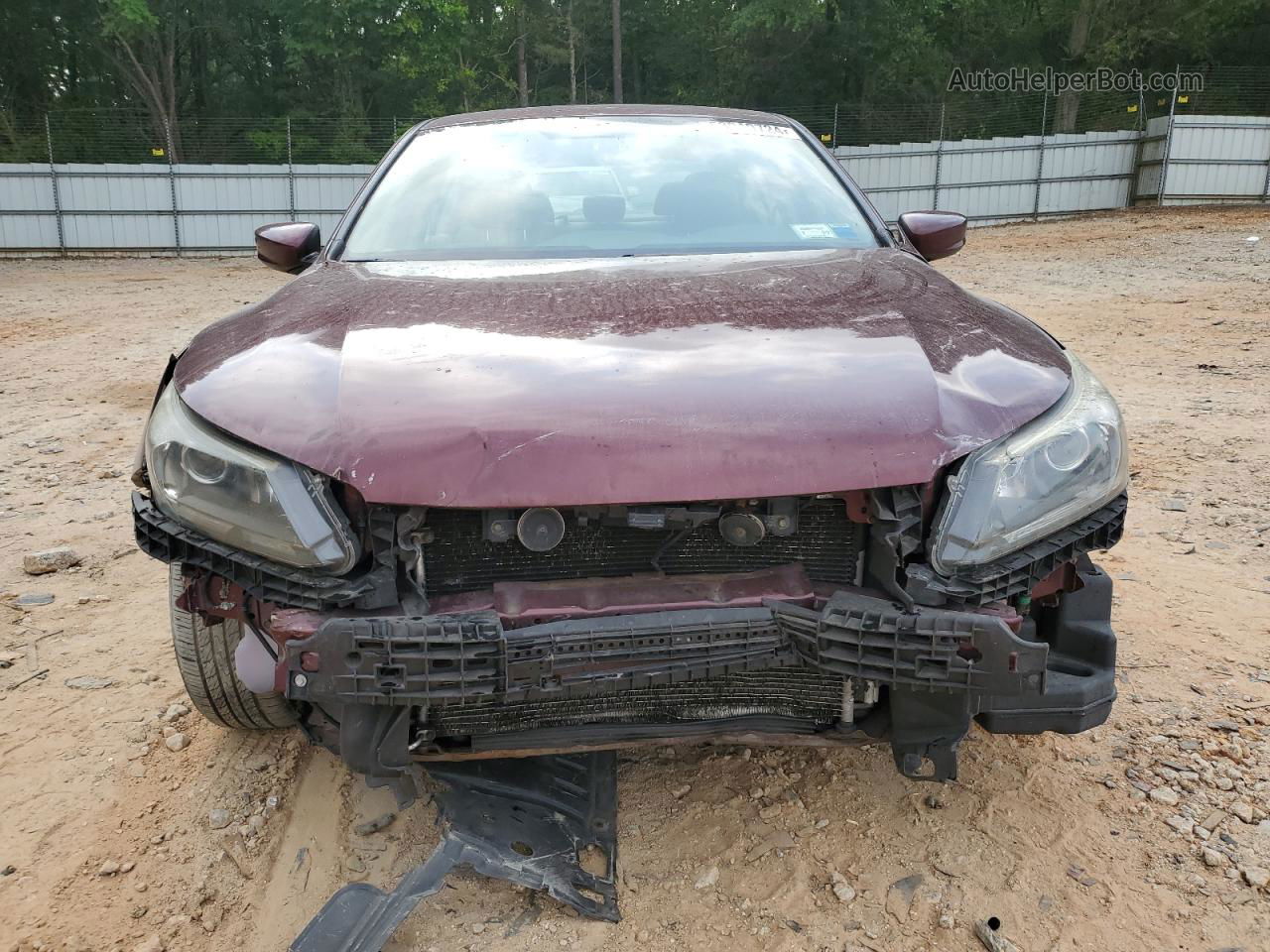 2014 Honda Accord Lx Maroon vin: 1HGCR2F34EA233897