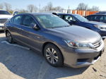 2014 Honda Accord Lx Gray vin: 1HGCR2F34EA267435