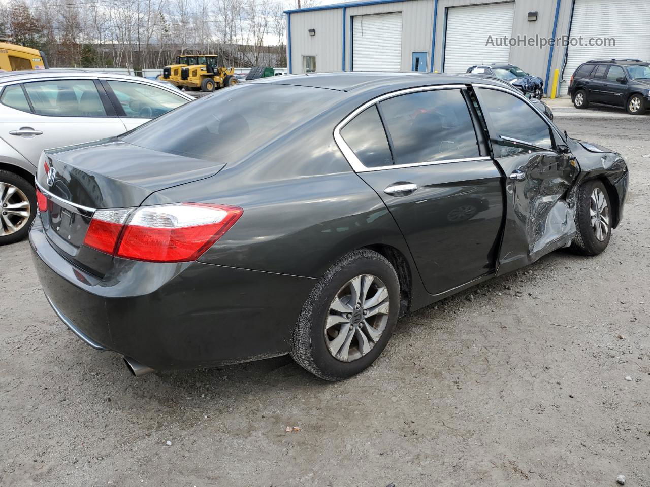 2014 Honda Accord Lx Gray vin: 1HGCR2F34EA297471