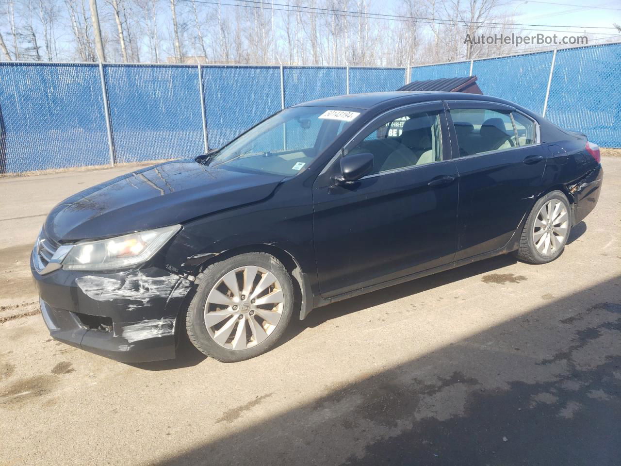 2014 Honda Accord Lx Black vin: 1HGCR2F34EA808855