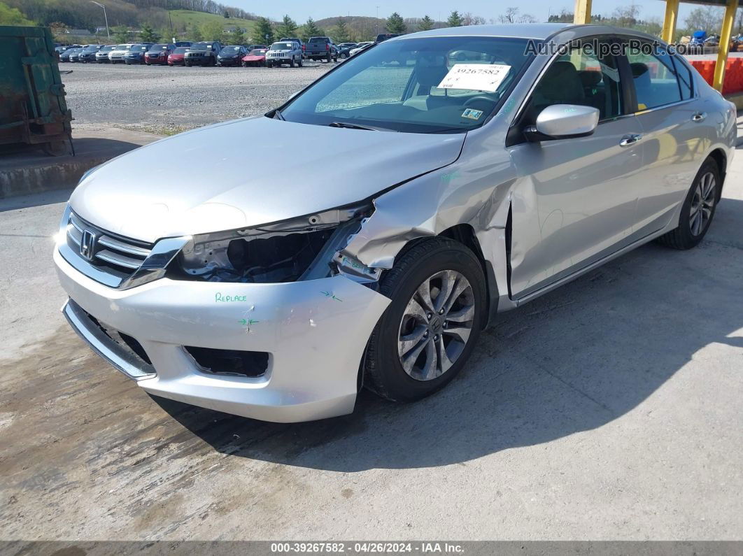 2015 Honda Accord Lx Silver vin: 1HGCR2F34FA005884