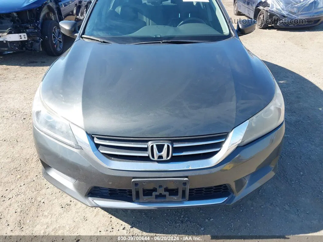 2015 Honda Accord Lx Gray vin: 1HGCR2F34FA056818