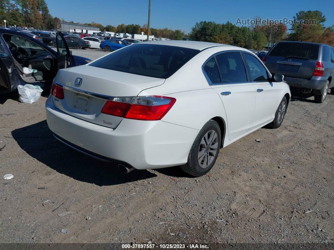 2015 Honda Accord Sedan Lx White vin: 1HGCR2F34FA065258