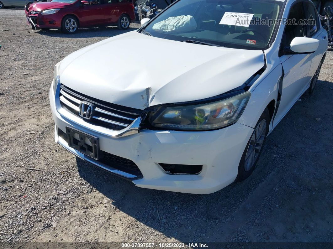 2015 Honda Accord Sedan Lx White vin: 1HGCR2F34FA065258