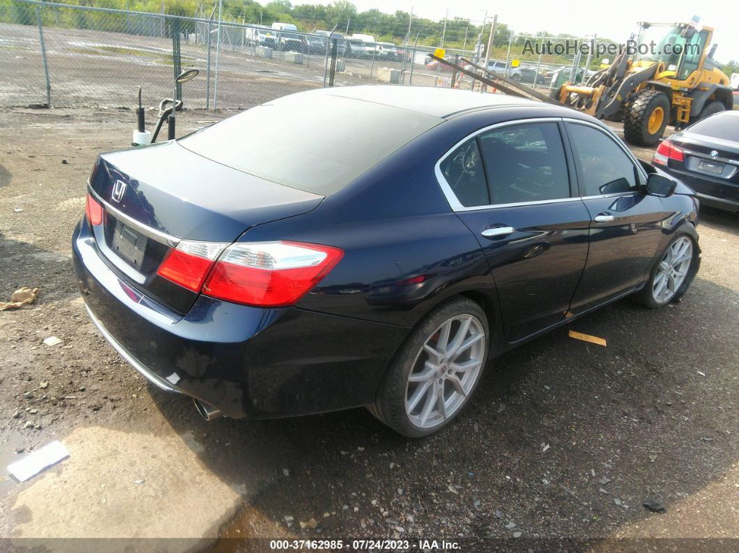 2015 Honda Accord Sedan Lx Blue vin: 1HGCR2F34FA093397