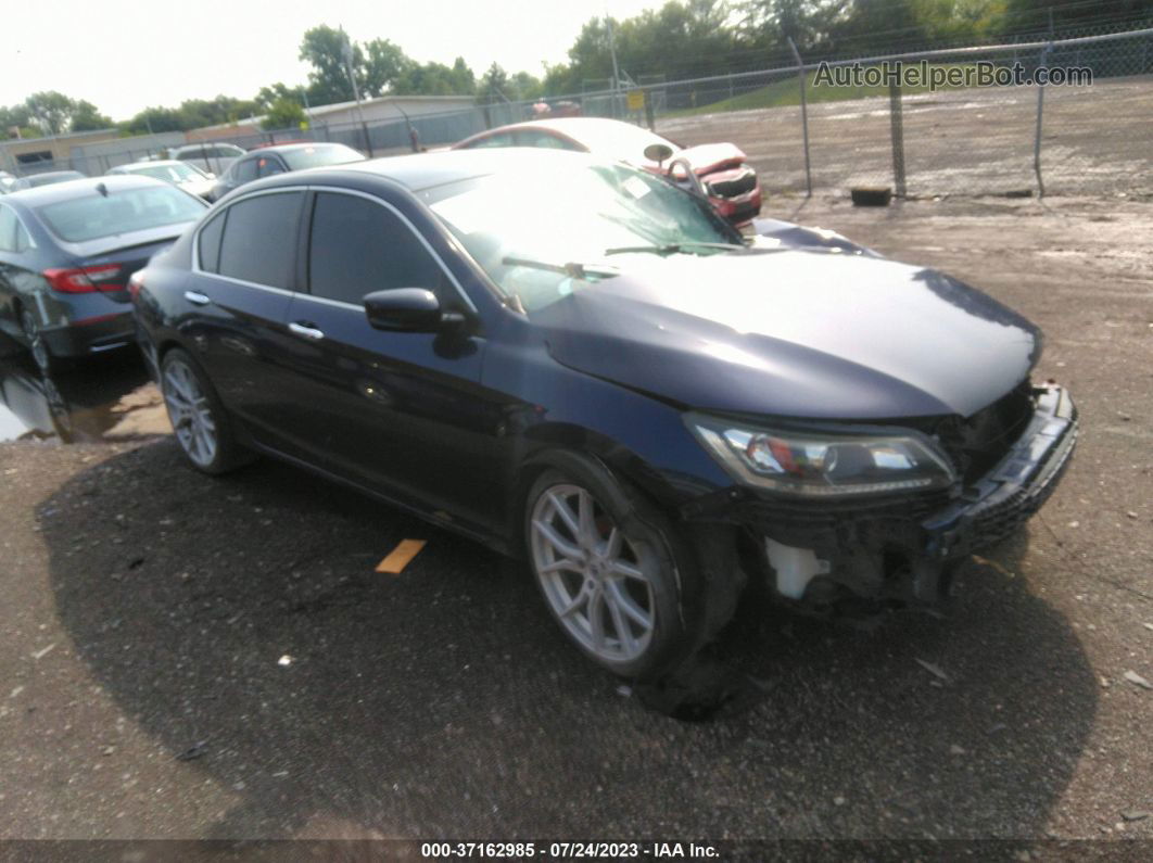 2015 Honda Accord Sedan Lx Blue vin: 1HGCR2F34FA093397