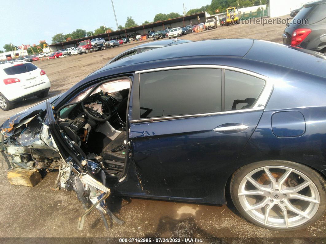 2015 Honda Accord Sedan Lx Blue vin: 1HGCR2F34FA093397