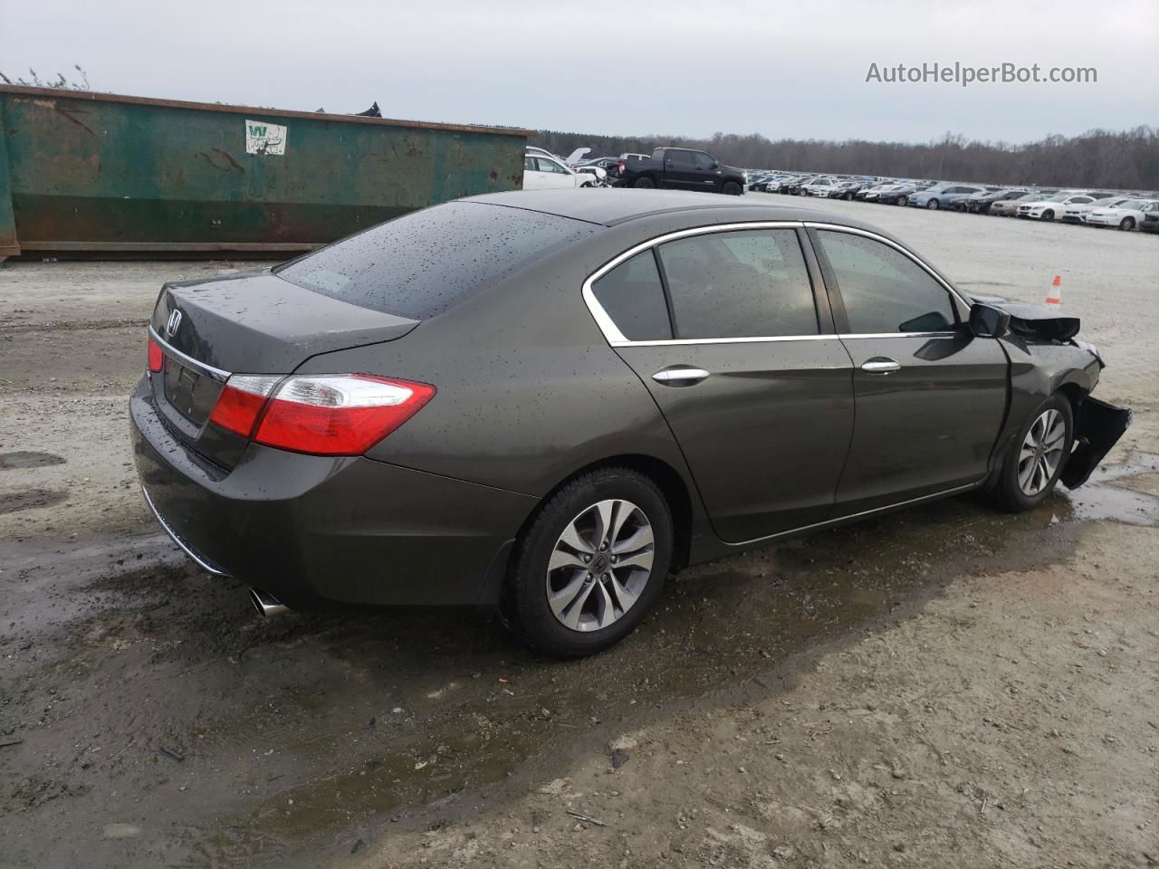 2015 Honda Accord Lx Gray vin: 1HGCR2F34FA103197