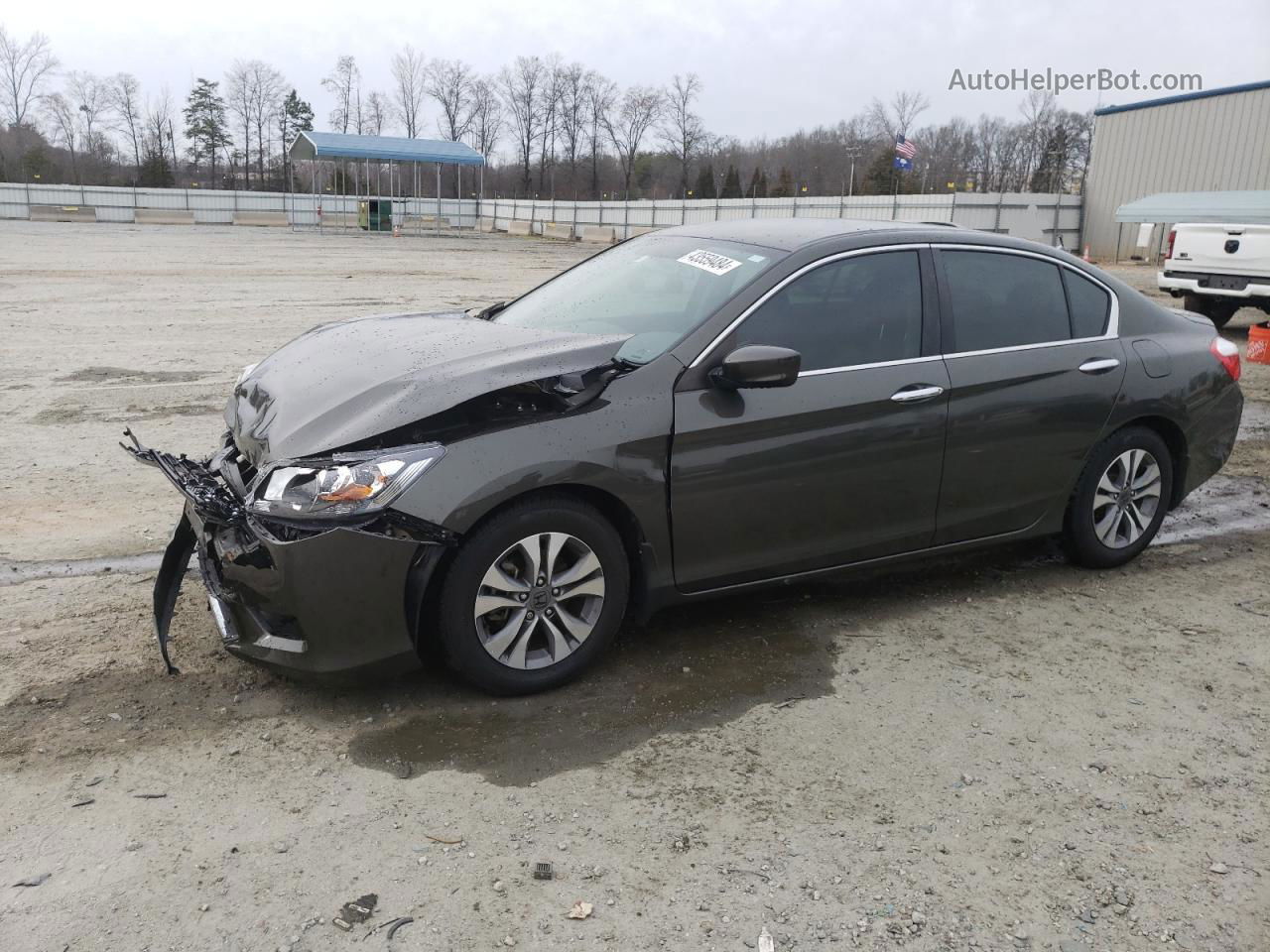 2015 Honda Accord Lx Серый vin: 1HGCR2F34FA103197