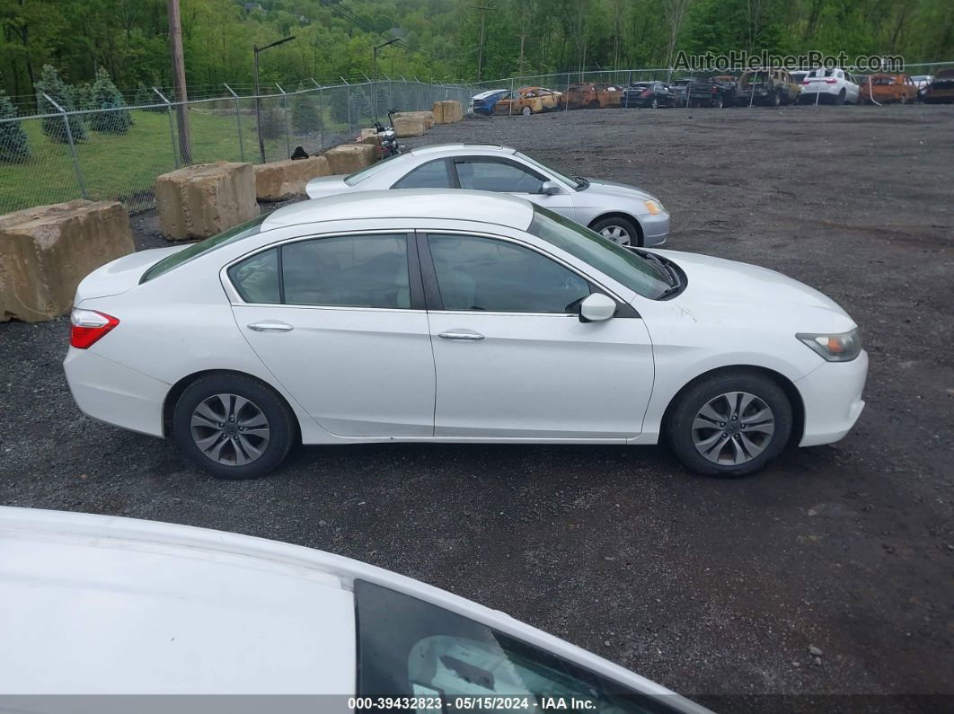 2015 Honda Accord Lx White vin: 1HGCR2F34FA144316