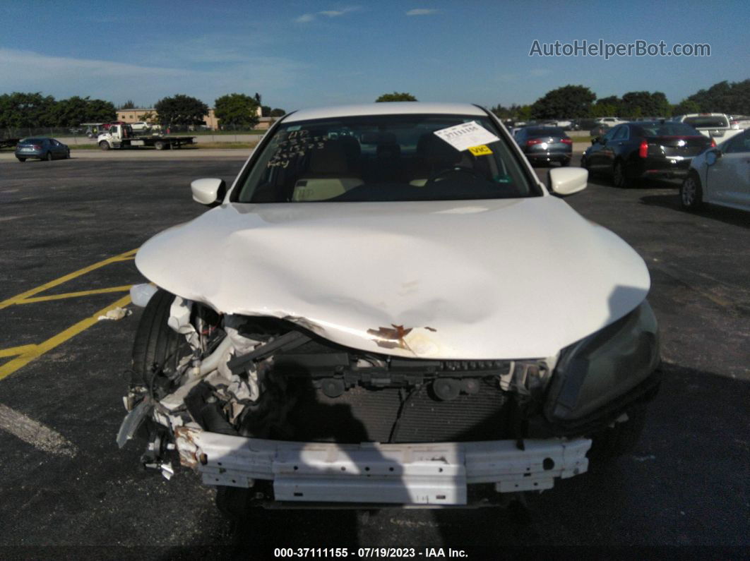 2015 Honda Accord Sedan Lx White vin: 1HGCR2F34FA248823