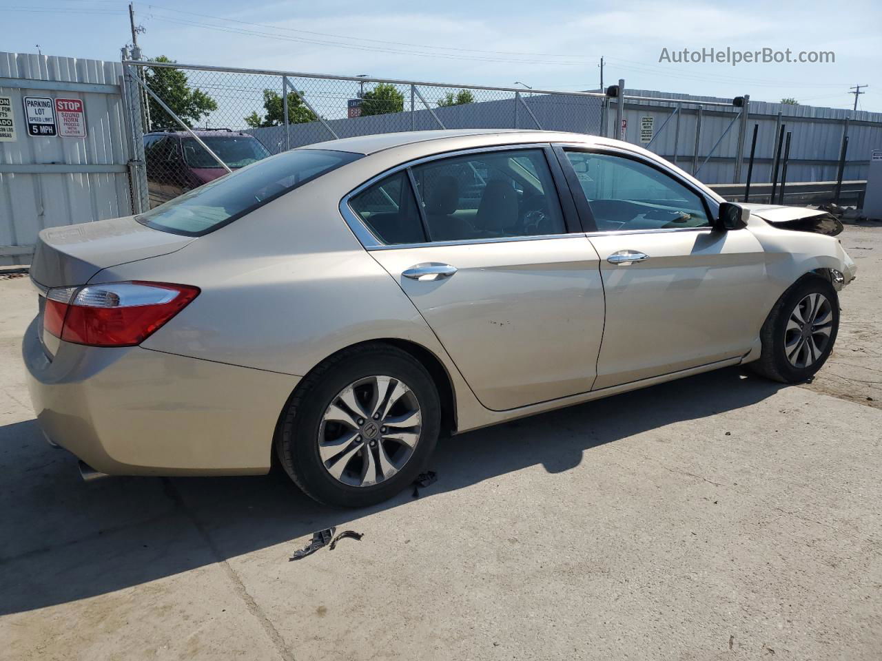 2015 Honda Accord Lx Beige vin: 1HGCR2F34FA249678