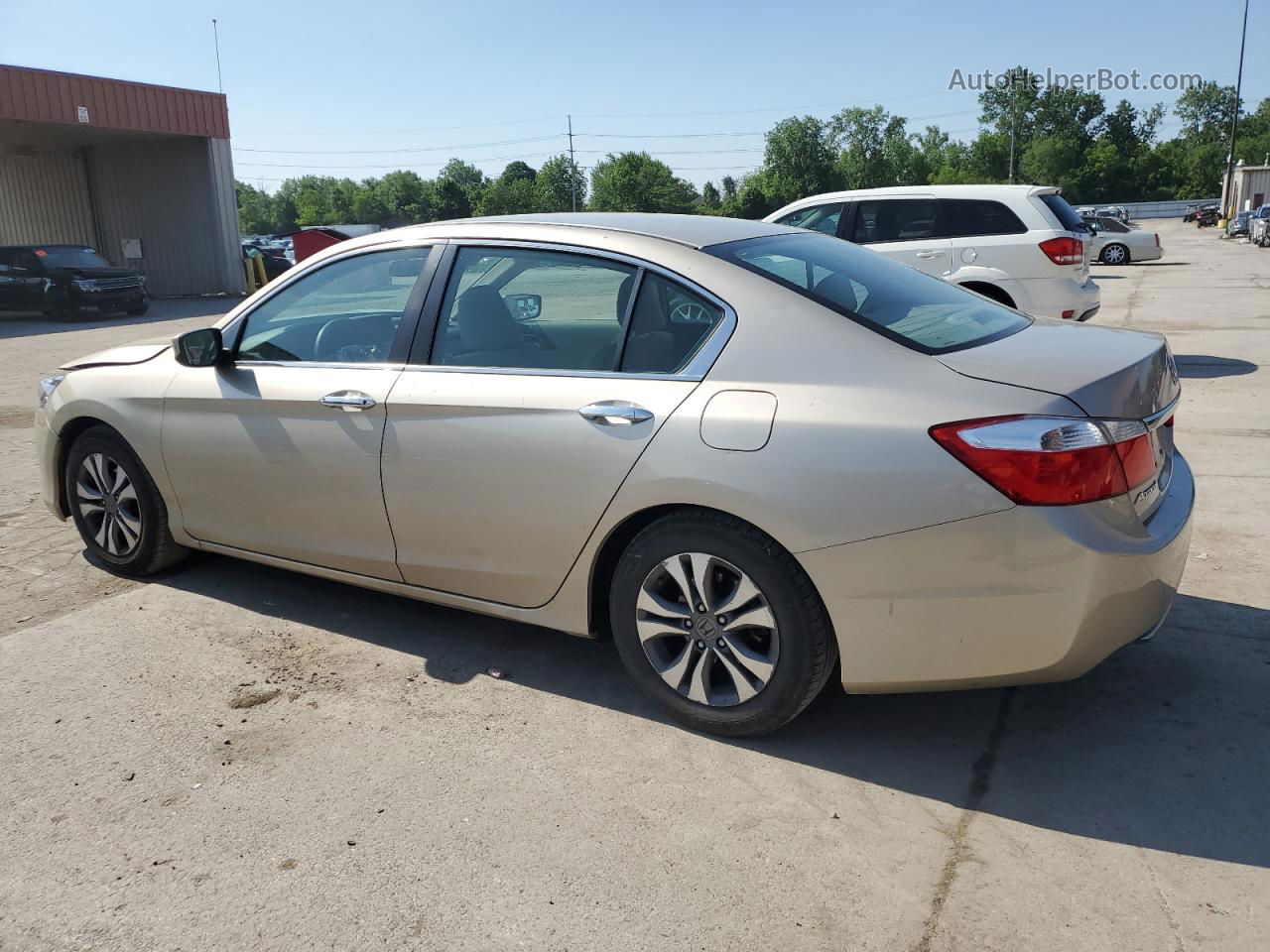 2015 Honda Accord Lx Beige vin: 1HGCR2F34FA249678