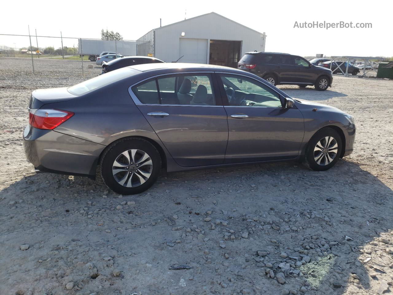 2015 Honda Accord Lx Gray vin: 1HGCR2F34FA262446