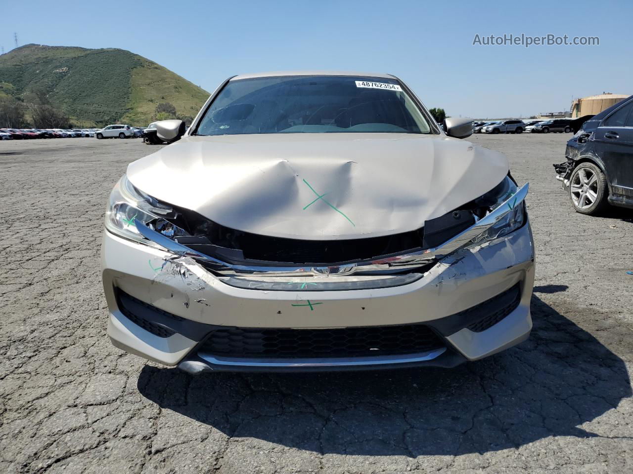 2016 Honda Accord Lx Золотой vin: 1HGCR2F34GA066265