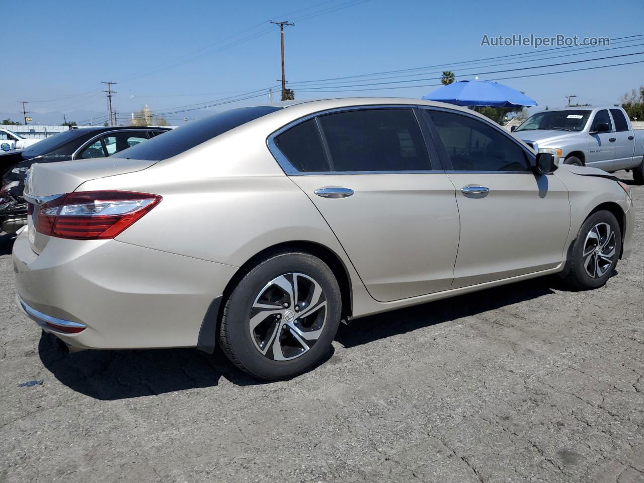 2016 Honda Accord Lx Золотой vin: 1HGCR2F34GA066265