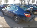 2016 Honda Accord Lx Blue vin: 1HGCR2F34GA161103