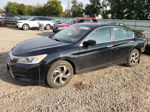 2016 Honda Accord Lx Black vin: 1HGCR2F34GA163756