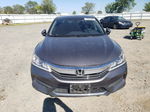 2016 Honda Accord Lx Gray vin: 1HGCR2F34GA235801