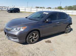 2016 Honda Accord Lx Gray vin: 1HGCR2F34GA235801