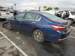 2017 Honda Accord Lx Синий vin: 1HGCR2F34HA025152