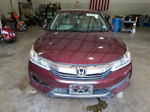 2017 Honda Accord Lx Red vin: 1HGCR2F34HA042467