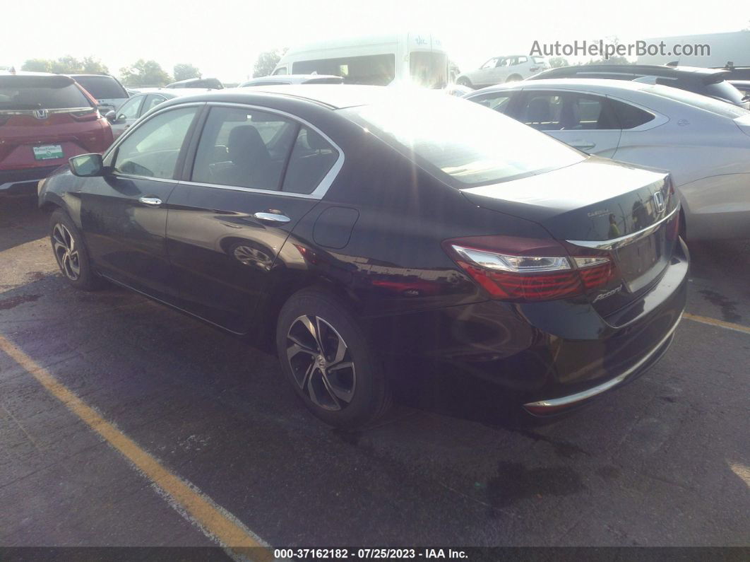 2017 Honda Accord Sedan Lx Black vin: 1HGCR2F34HA054456