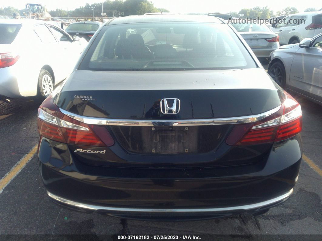 2017 Honda Accord Sedan Lx Black vin: 1HGCR2F34HA054456