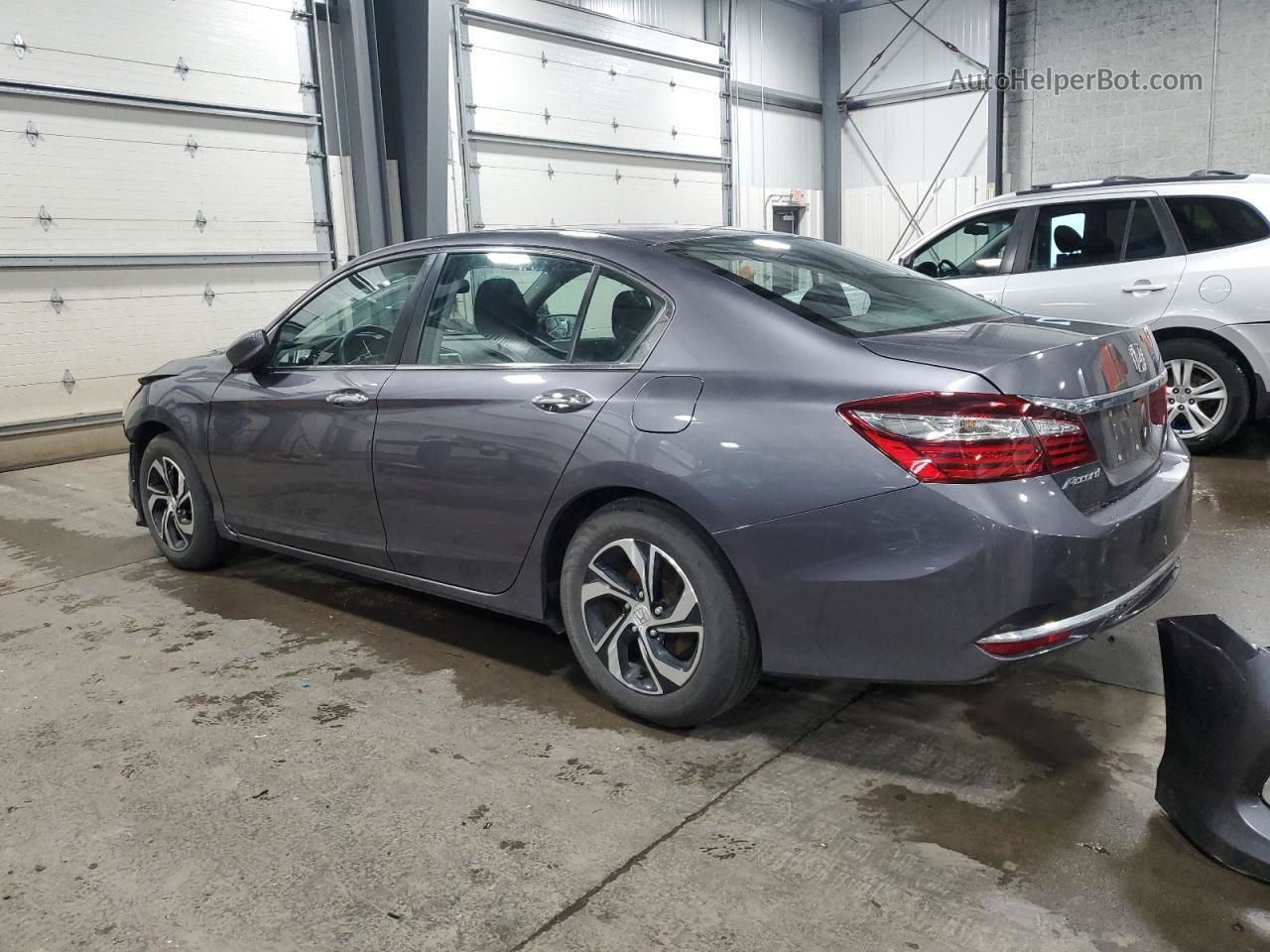 2017 Honda Accord Lx Gray vin: 1HGCR2F34HA122979