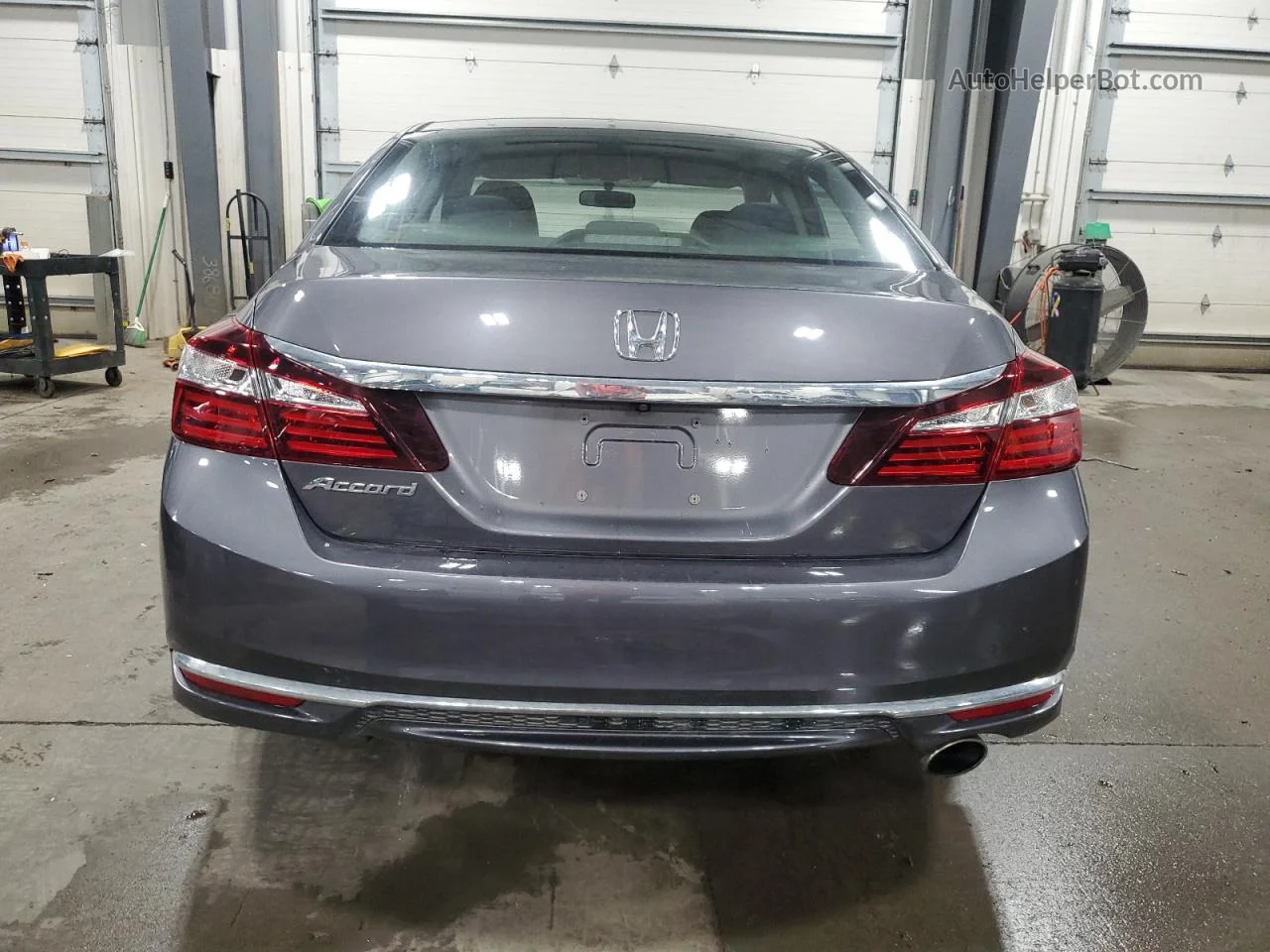 2017 Honda Accord Lx Gray vin: 1HGCR2F34HA122979