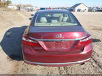 2017 Honda Accord Lx Maroon vin: 1HGCR2F34HA142441