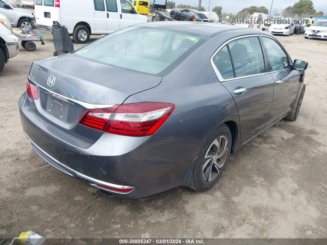 2017 Honda Accord Lx Gray vin: 1HGCR2F34HA184043