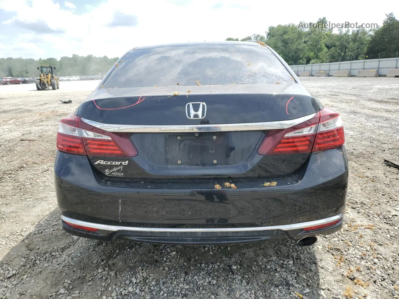 2017 Honda Accord Lx Black vin: 1HGCR2F34HA218532