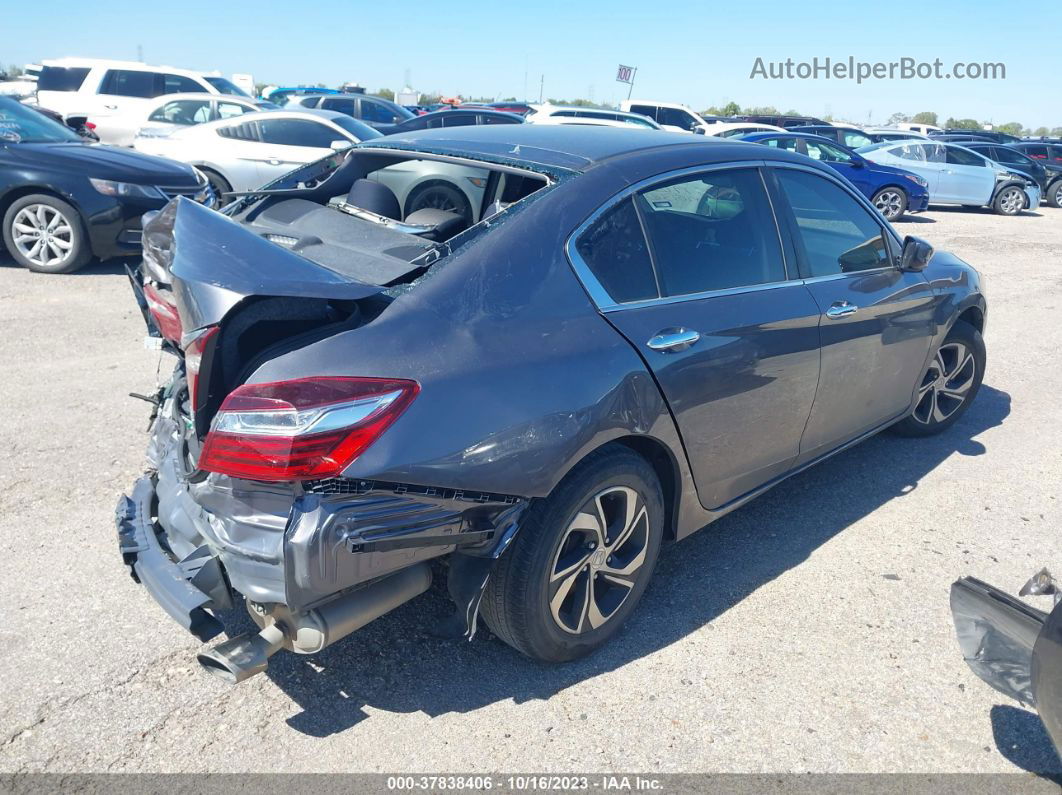 2017 Honda Accord Lx Gray vin: 1HGCR2F34HA289343