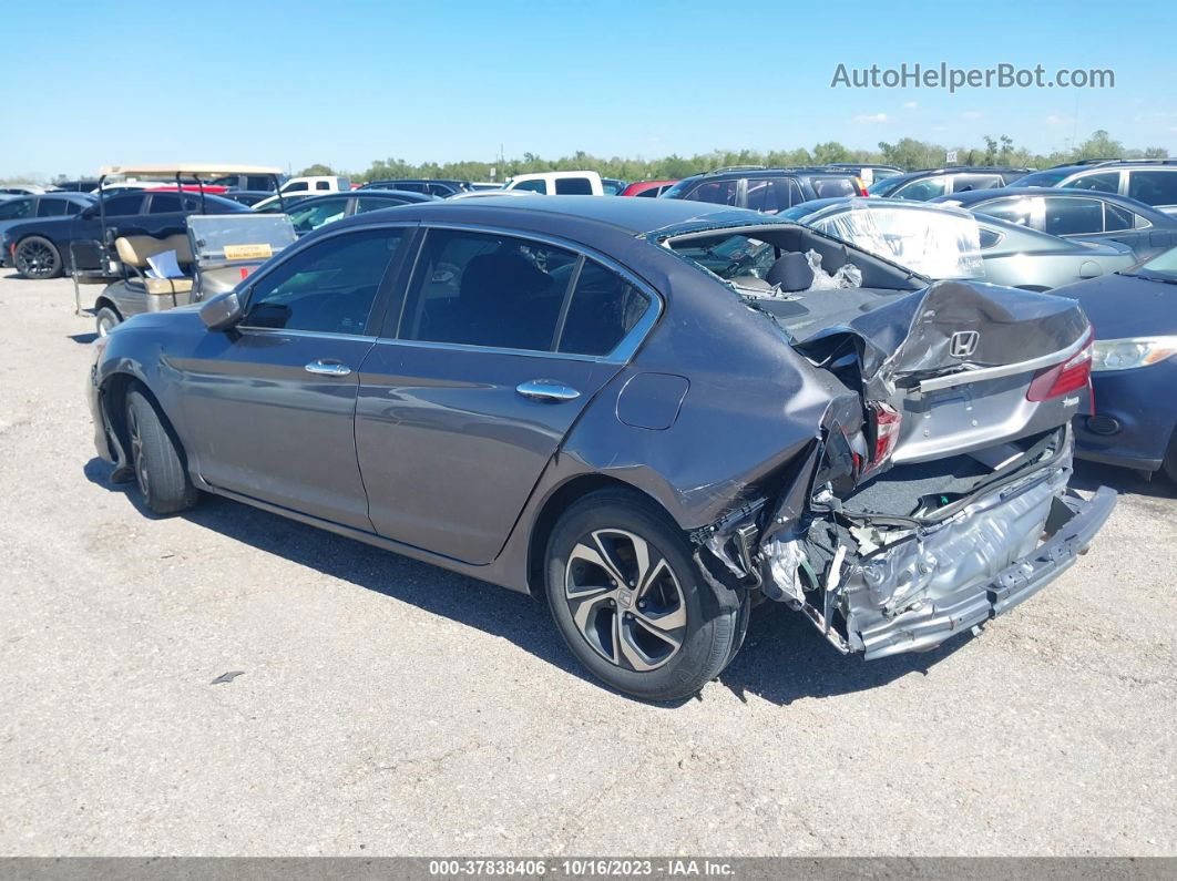 2017 Honda Accord Lx Gray vin: 1HGCR2F34HA289343