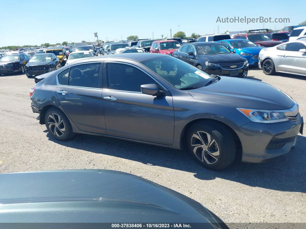 2017 Honda Accord Lx Gray vin: 1HGCR2F34HA289343