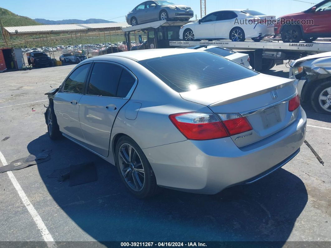 2014 Honda Accord Lx Gray vin: 1HGCR2F35EA014348