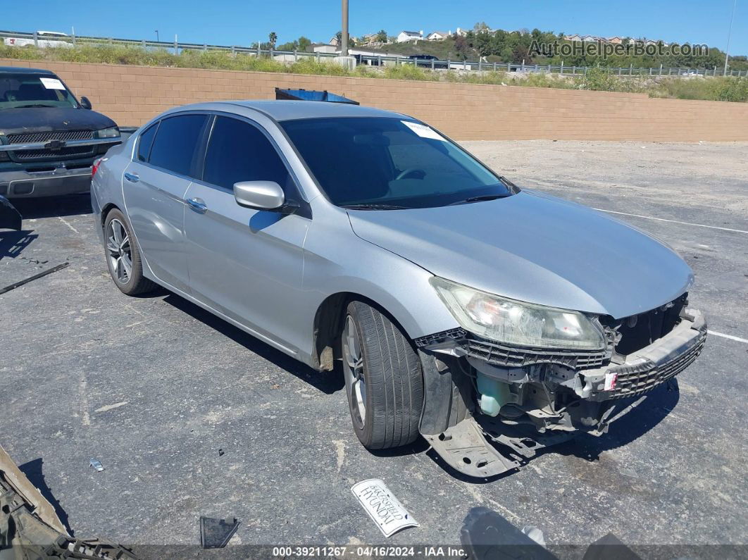 2014 Honda Accord Lx Серый vin: 1HGCR2F35EA014348