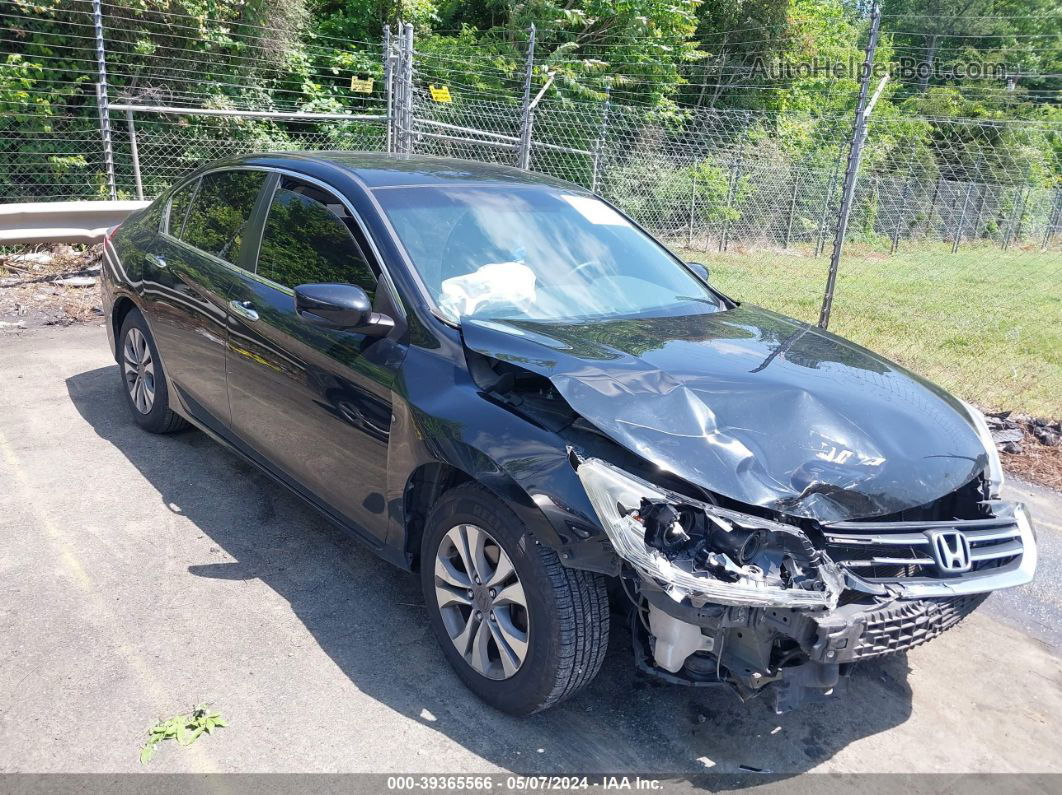 2014 Honda Accord Lx Black vin: 1HGCR2F35EA038360