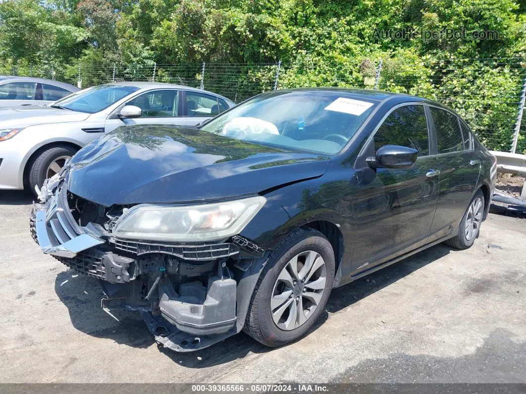 2014 Honda Accord Lx Black vin: 1HGCR2F35EA038360