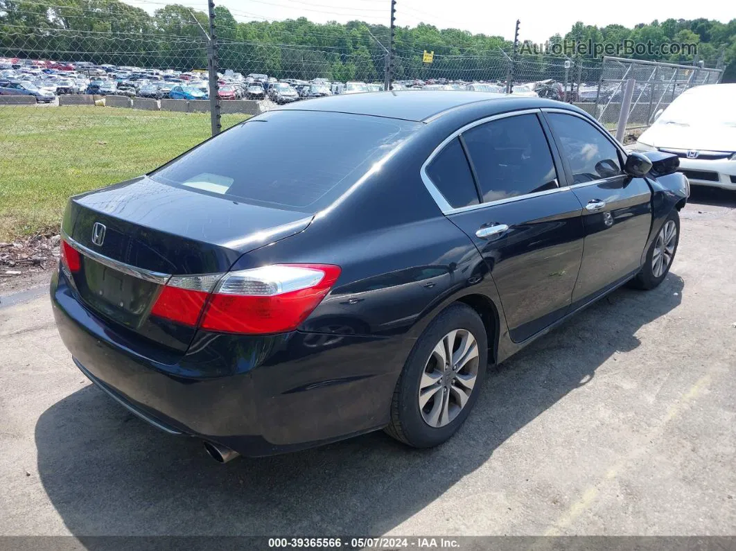 2014 Honda Accord Lx Черный vin: 1HGCR2F35EA038360