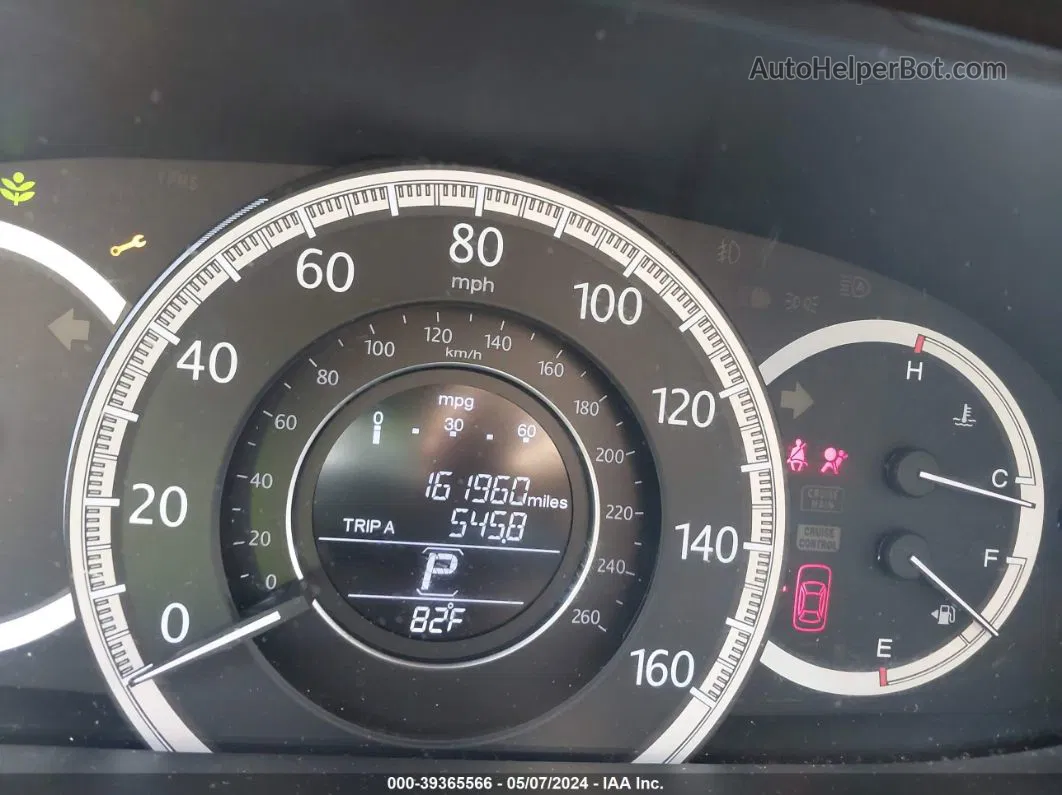 2014 Honda Accord Lx Черный vin: 1HGCR2F35EA038360