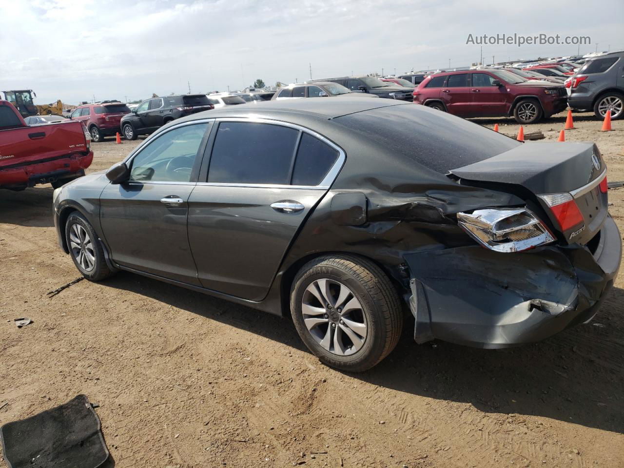 2014 Honda Accord Lx Black vin: 1HGCR2F35EA057376