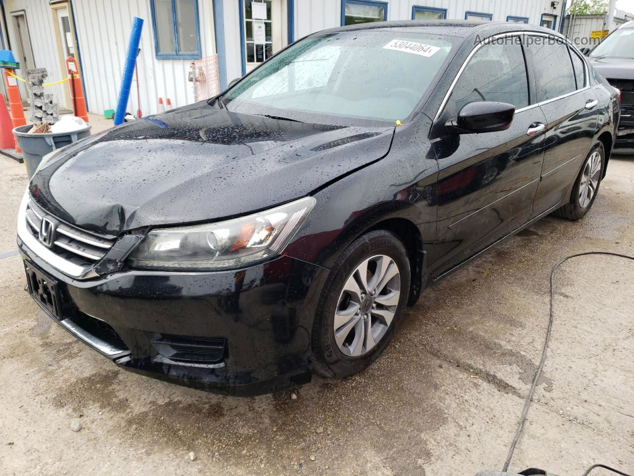 2014 Honda Accord Lx Black vin: 1HGCR2F35EA073416