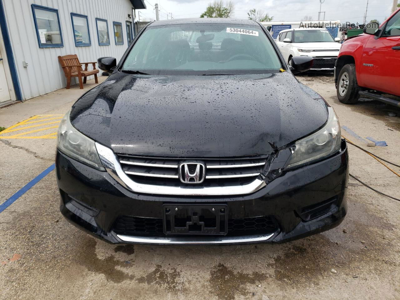 2014 Honda Accord Lx Black vin: 1HGCR2F35EA073416