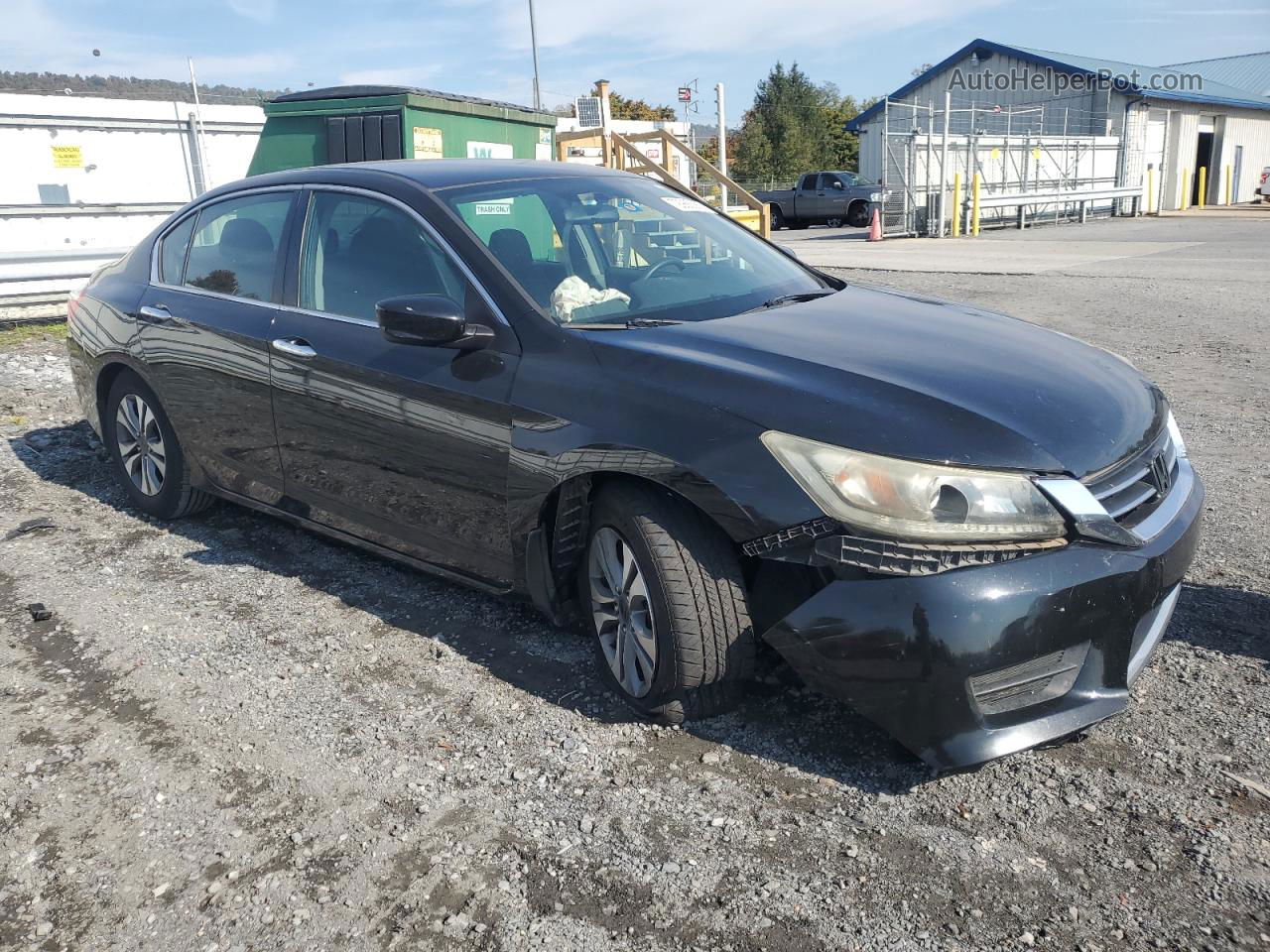 2014 Honda Accord Lx Black vin: 1HGCR2F35EA078020