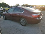 2014 Honda Accord Lx Burgundy vin: 1HGCR2F35EA124400