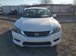 2014 Honda Accord Lx White vin: 1HGCR2F35EA165271